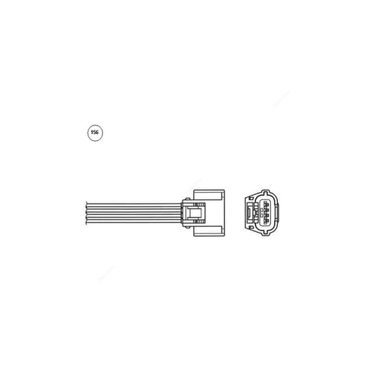 NTK Lambda Sensor - Oxygen / O2 Sensor (NGK 97305) - OZA866-EE1