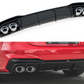 Maxton Design AU-A7-C8-SLINE-RS1T+CHROME Rear Valance + Exhaust Ends Imitation Audi A7 S-Line C8 | Duco Car Parts UK Car Parts