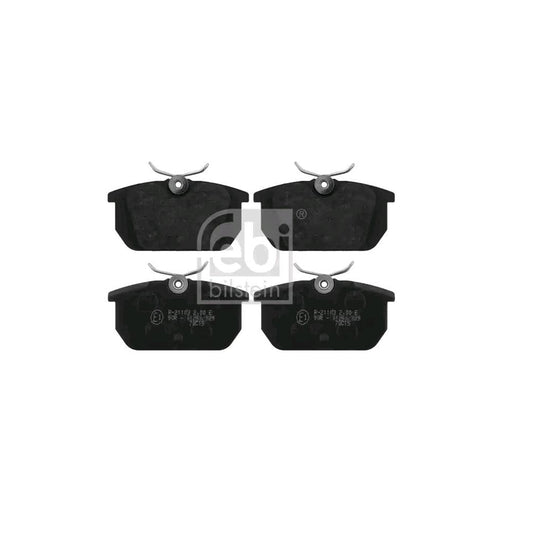 Febi Bilstein 16171 Brake Pad Set Rear Axle Excl Wear Warning Contact