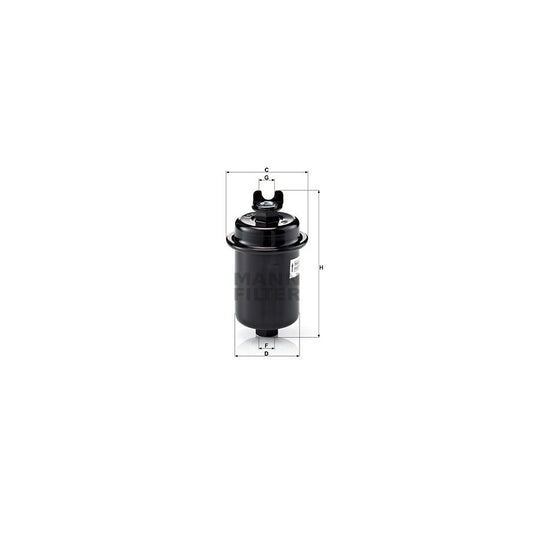 MANN-FILTER WK 612/4 Fuel filter In-Line Filter