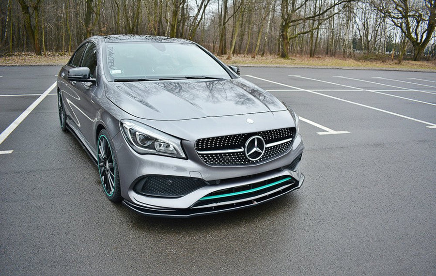 Maxton Design Mercedes Benz CLA-Class C117 AMG-Line (Facelift) Front Splitter V.1