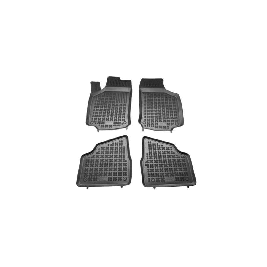 REZAW PLAST Tailored 200514 Floor mat set for OPEL Corsa C Hatchback (X01) Elastomer, Front and Rear, Quantity: 4, Black