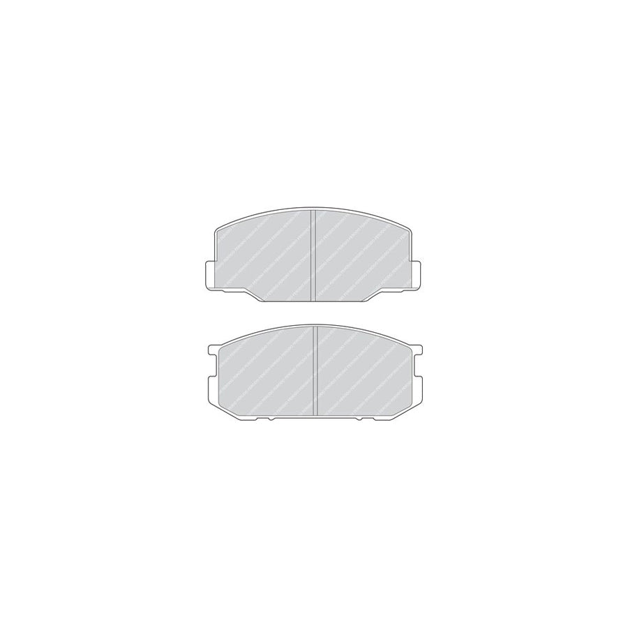 Ferodo Premier Fdb1002 Brake Pad Set Incl Wear Warning Contact