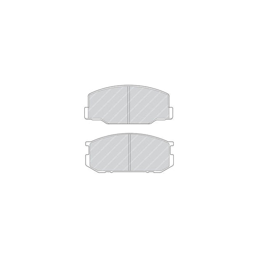Ferodo Premier Fdb1002 Brake Pad Set Incl Wear Warning Contact