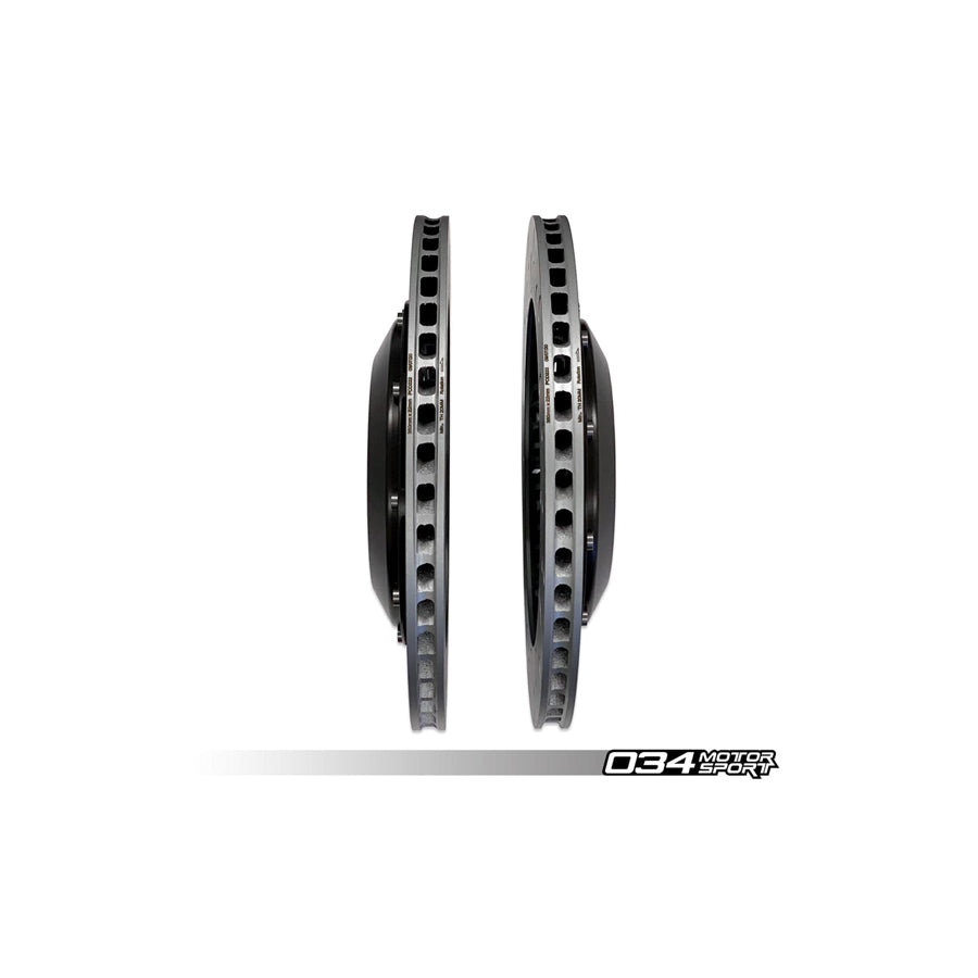 034Motorsport Audi VW MQB 350mm Floating Rear Brake Rotors (Inc. MK7 Golf GTI, MK7 Golf R, 8S TT & 8V S3)