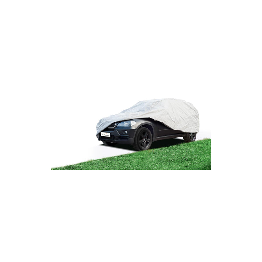 CARPASSION 10027 Car cover full-size, XL 465 cm, Grey