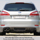 Rieger 00099113 Ford BA7 Mondeo Rear Diffuser for Twin Tailpipe Left - Carbon-Look