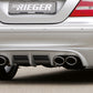 Rieger 00071019 Mercedes-Benz W209 CLK Rear Diffuser