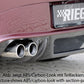 Rieger 00099853 BMW Z4 E85 Rear Diffuser for Original Twin Tailpipe Left - Carbon-Look