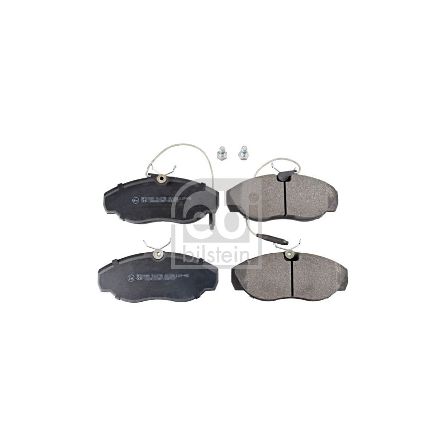 Febi Bilstein 16240 Brake Pad Set Front Axle Incl Wear Warning Contact With Bolts Screws