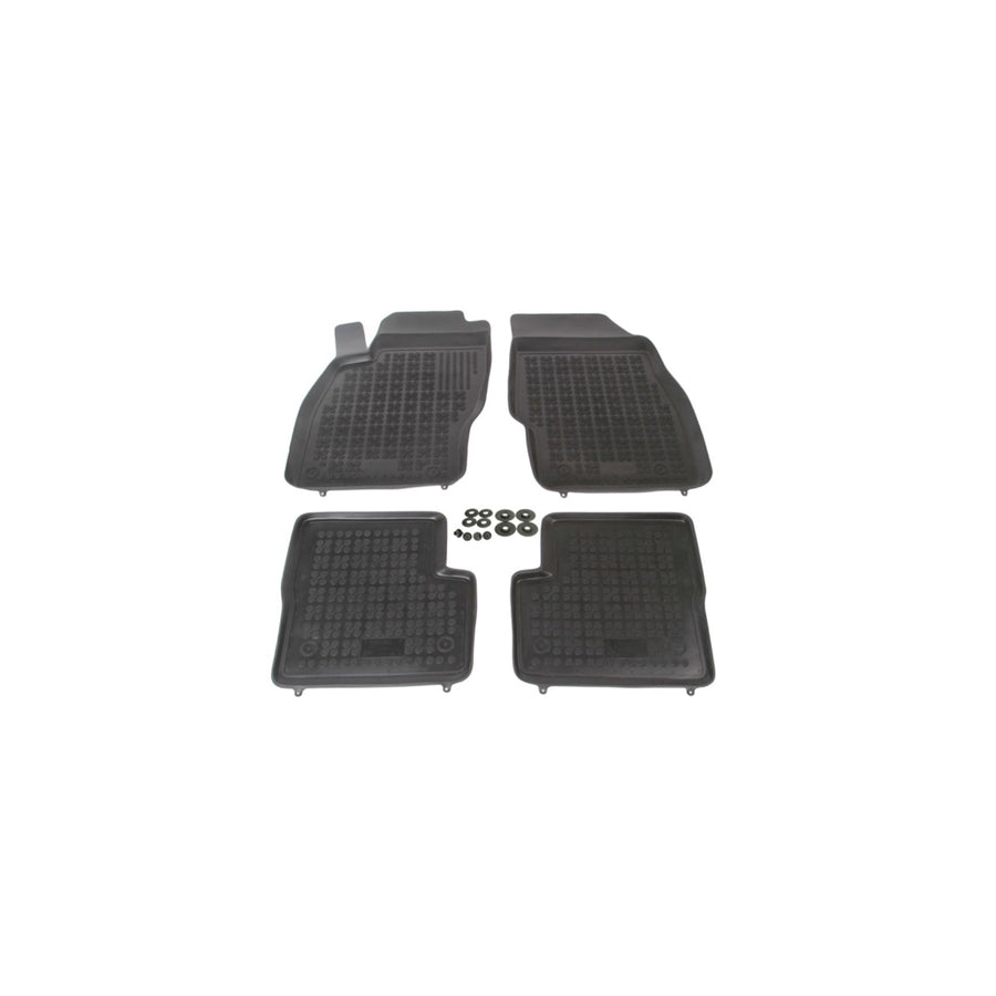 REZAW PLAST Tailored 200504 Floor mat set for OPEL CORSA Elastomer, Front and Rear, Quantity: 4, Black