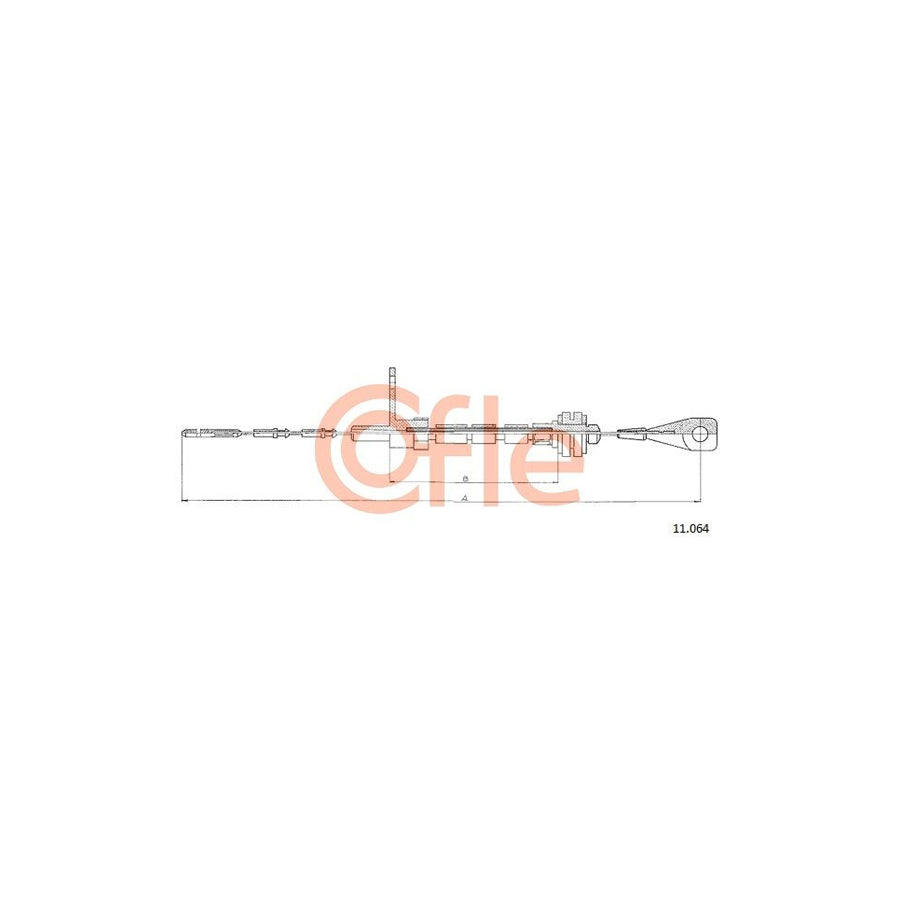 COFLE 11.064 Throttle Cable for VW TRANSPORTER | Duco Car Parts UK Car Parts