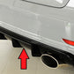 Rieger 00088159 Audi 8V Rear Diffuser (A3 & S3)