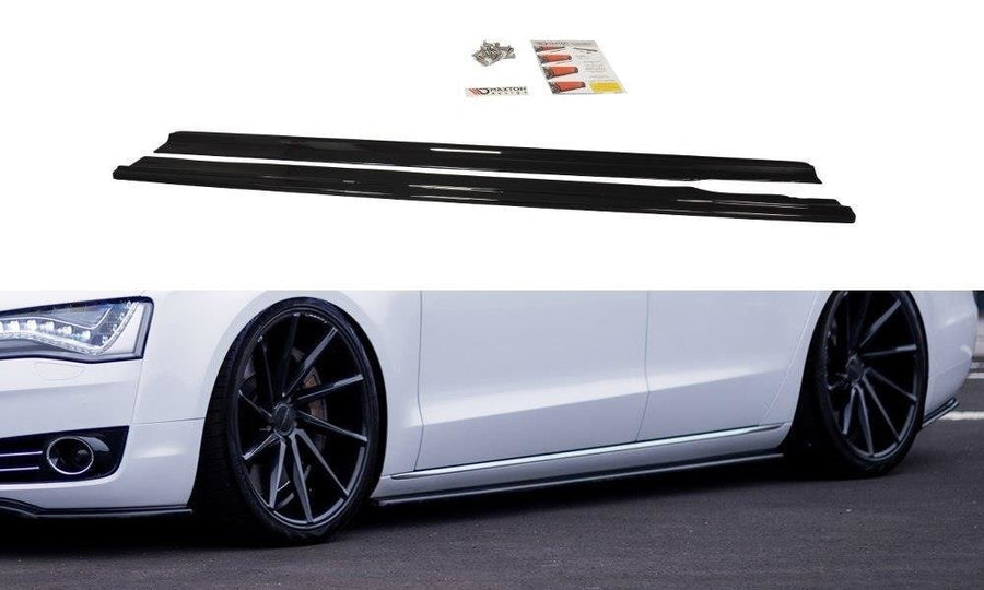 Maxton Design AU-A8-D4-SD1T Side Skirts Diffusers Audi A8 D4 | Duco Car Parts UK Car Parts