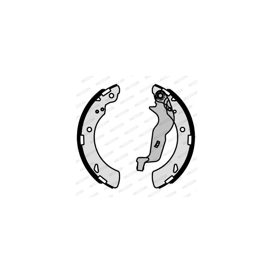 FERODO FSB4168 Brake Shoe Set for HONDA Civic VII Hatchback EU EP EV PREMIER