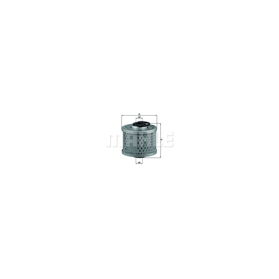 MAHLE ORIGINAL KX 34 Fuel filter Filter Insert