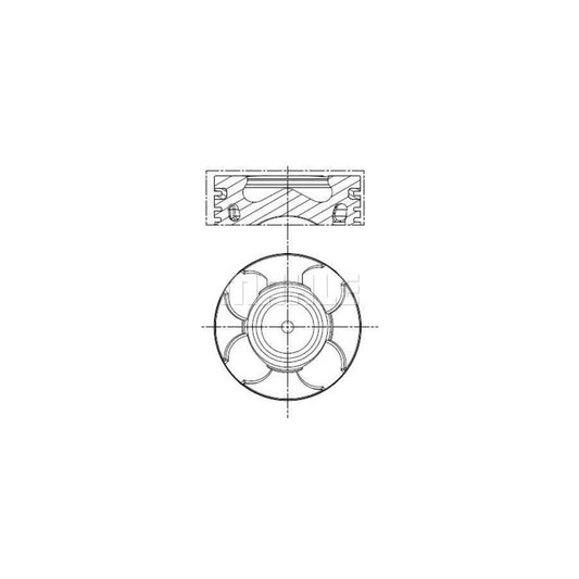 MAHLE ORIGINAL 021 PI 00115 000 Piston 89,0 mm, with cooling duct, with piston ring carrier