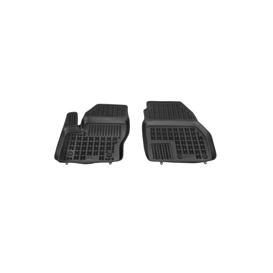 REZAW PLAST 200619P Floor mat set for FORD TRANSIT CONNECT Elastomer, Front, Black