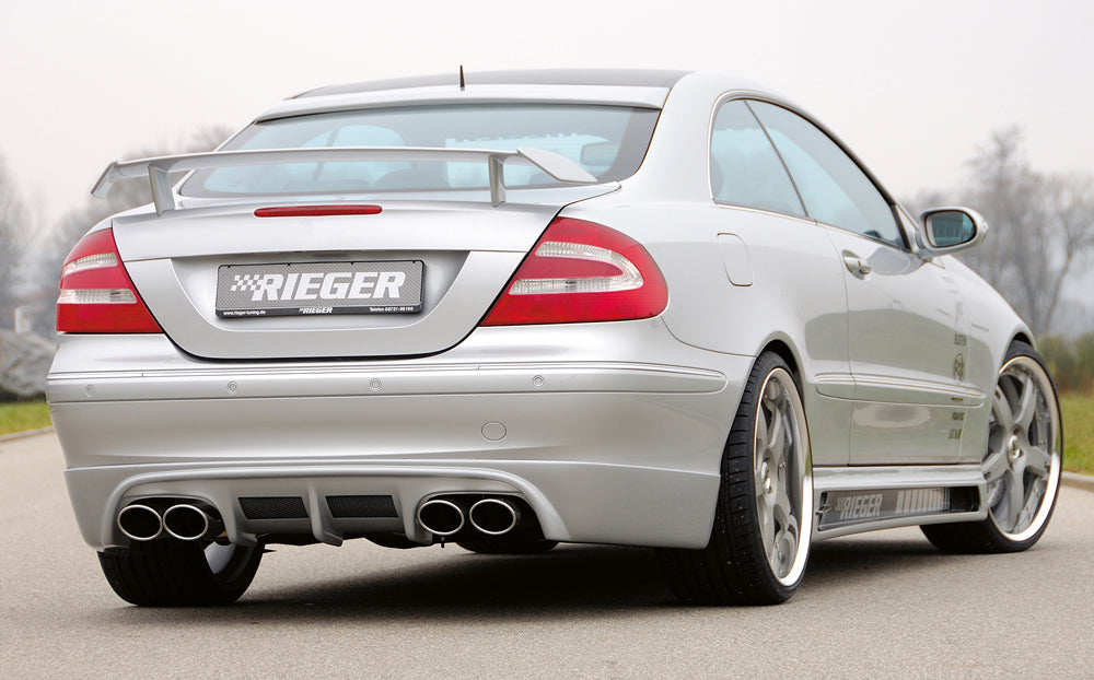 Rieger 00071018 Mercedes-Benz W209 CLK Rear Window Cover -  Matte Black