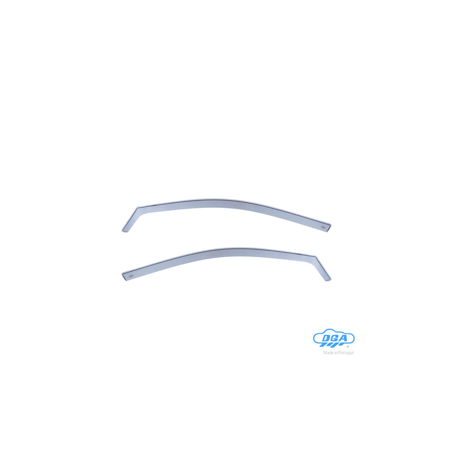 DGA 10020 Wind deflectors for HONDA CIVIC Arrow direction, Front, inner
