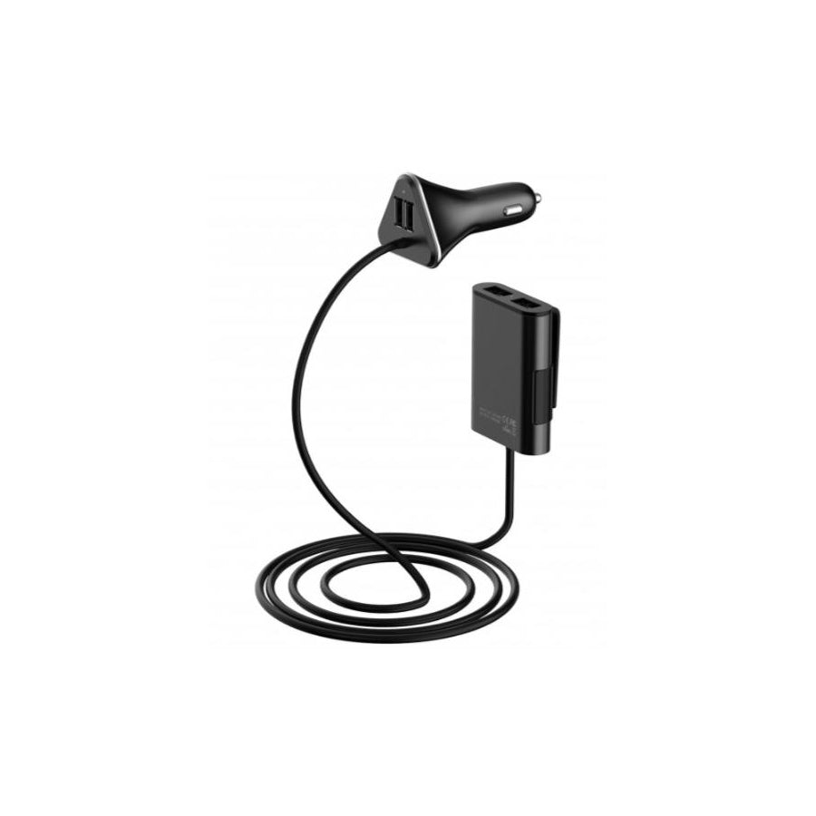 CARCOMMERCE 42685 In-car charger Number of inlets/outlets: 4 USB, Black