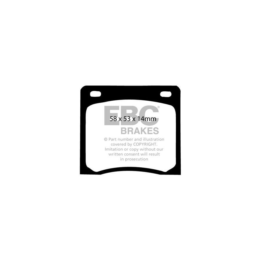 EBC DP237 Honda Civic Ultimax Front Brake Pads 2 | Duco Car Parts UK Car Parts