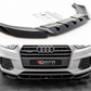 Maxton Design AU-Q3-1F-SLINE-FD1T Front Splitter V.1 Audi Q3 S-Line 8U (Facelift) | Duco Car Parts UK Car Parts