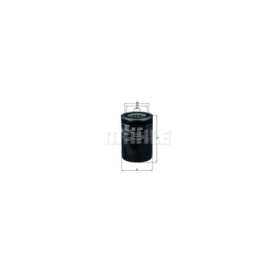 MAHLE ORIGINAL OC 134 Oil Filter Spin-on Filter