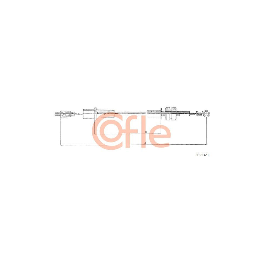 COFLE 11.1323 Throttle Cable for OPEL CORSA | Duco Car Parts UK Car Parts