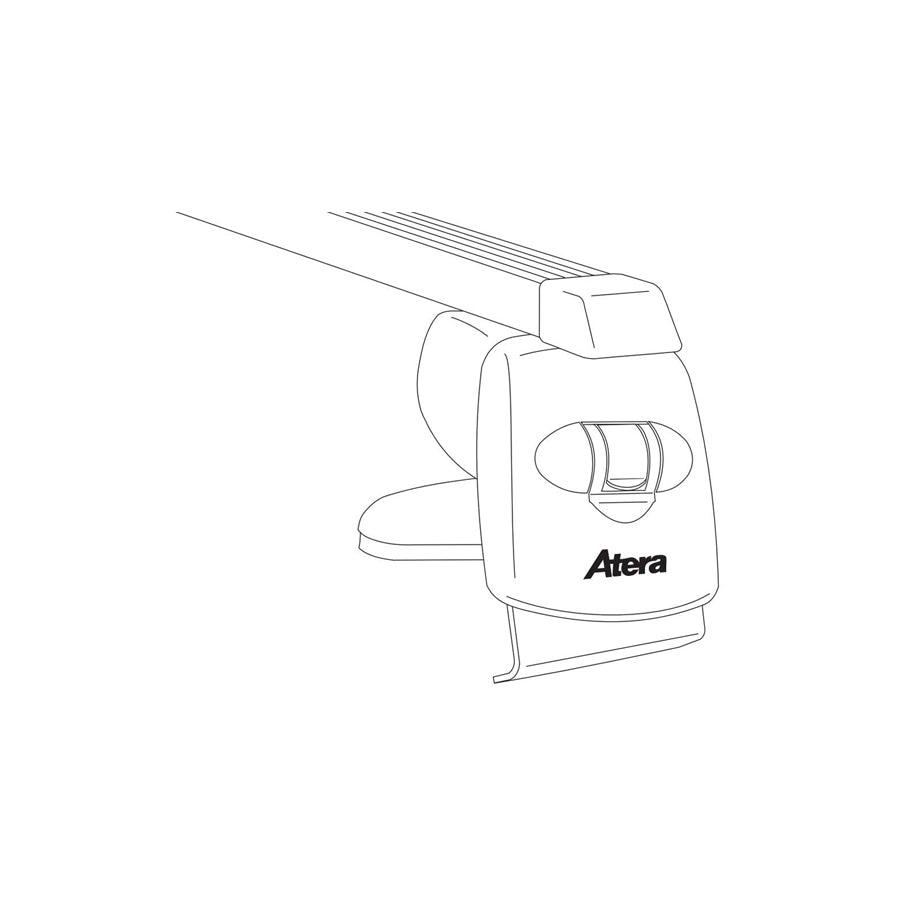 ATERA SIGNO 044049 Roof bars for BMW 5 Saloon (E60) for rain gutters, 122 cm, 75 kg, Steel