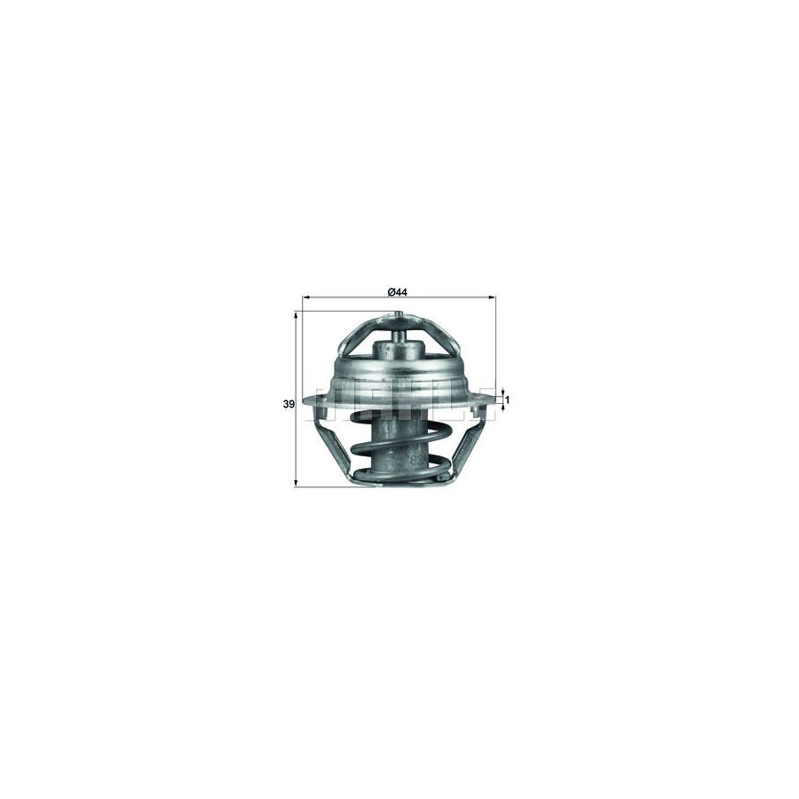 MAHLE ORIGINAL TX 90 82D Engine thermostat Opening Temperature: 82°C, with seal