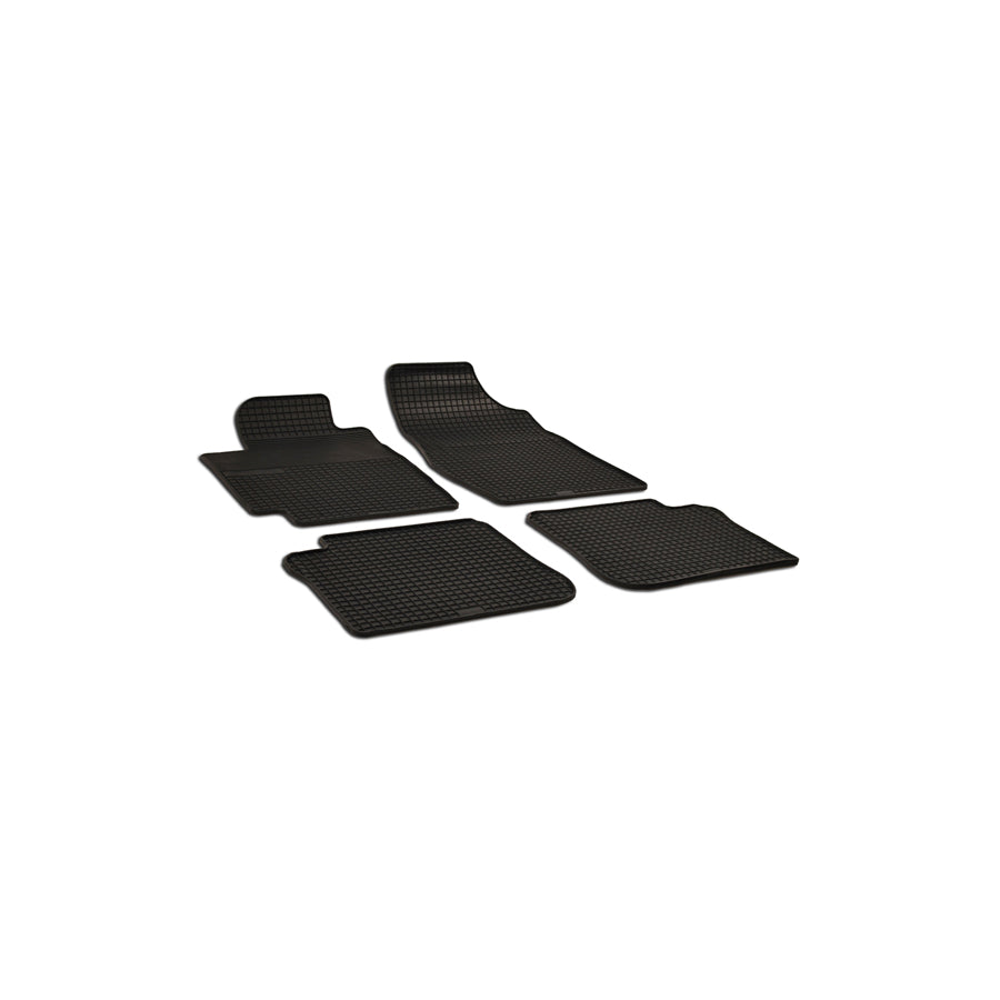 WALSER 50523 Floor mat set for TOYOTA Camry V Saloon (_V3_) Elastomer, Front and Rear, Quantity: 4, Black