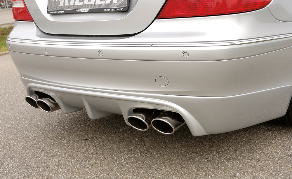 Rieger 00071015 Mercedes-Benz W209 CLK Rear Diffuser