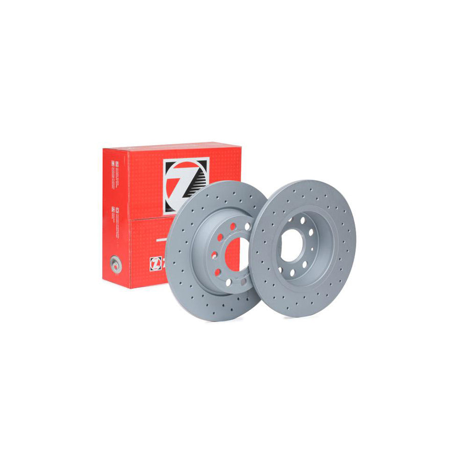 ZIMmERMANN SPORT COAT Z 600 3241 52 Brake Disc Perforated Solid Coated