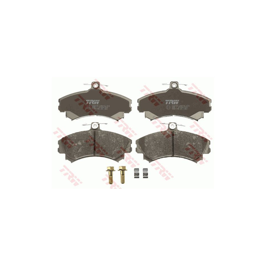 TRW Cotec Gdb1198 Brake Pad Set With Acoustic Wear Warning With Brake Caliper Screws With Accessories