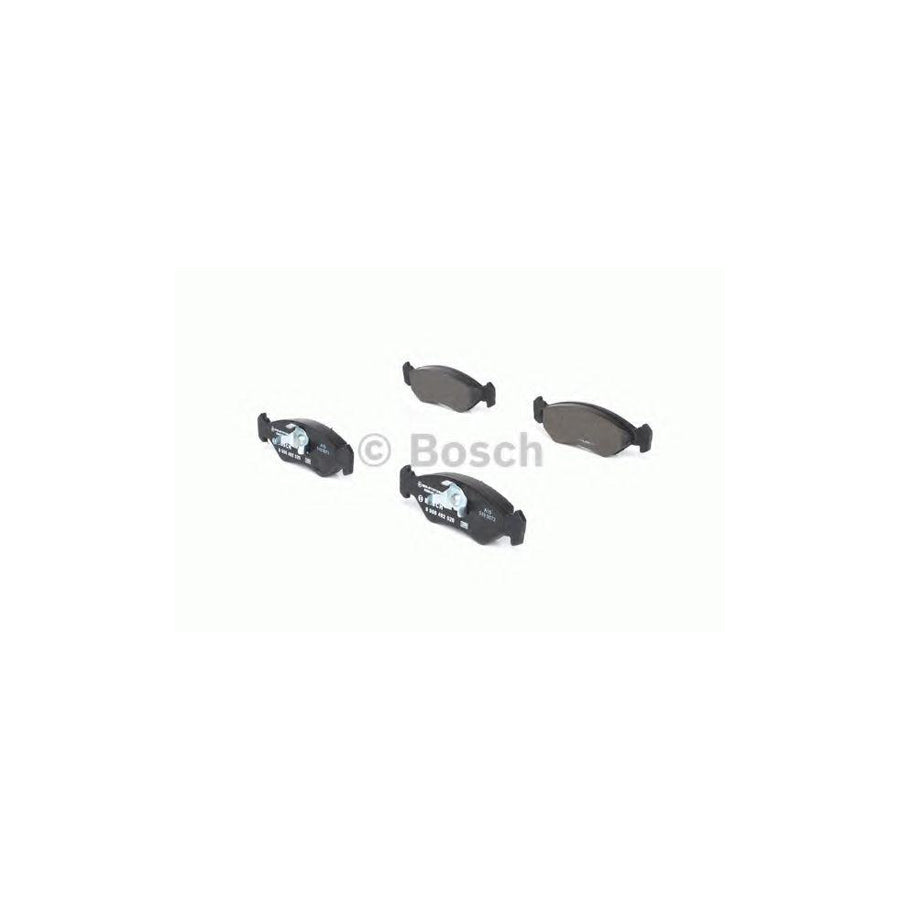 Bosch 0986492020 Brake Pad Set For Ford Fiesta With Anti Squeak Plate With Piston Clip BP789