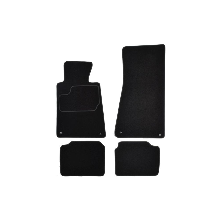 MAMMOOTH A041 BM140 PRM 01 Floor mat set for BMW 5 Series Textile, Front and Rear, Quantity: 4, Black