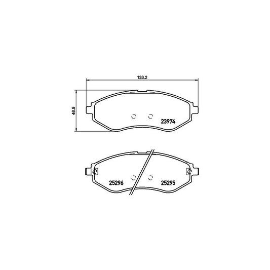 Hella 8DB 355 017 351 Brake Pad Set With Acoustic Wear Warning