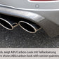Rieger 00099111 Ford BA7 Mondeo Rear Diffuser for Twin Tailpipe Left & Right - Carbon-Look
