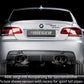 Rieger 00099859 BMW 3 Series E92 E93 Rear Diffuser for Original Tailpipe Left & RIght - Carbon-Look