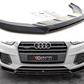 Maxton Design AU-Q3-1F-SLINE-FD2T+FD2RT Front Splitter V.2 Audi Q3 S-Line 8U (Facelift) | Duco Car Parts UK Car Parts