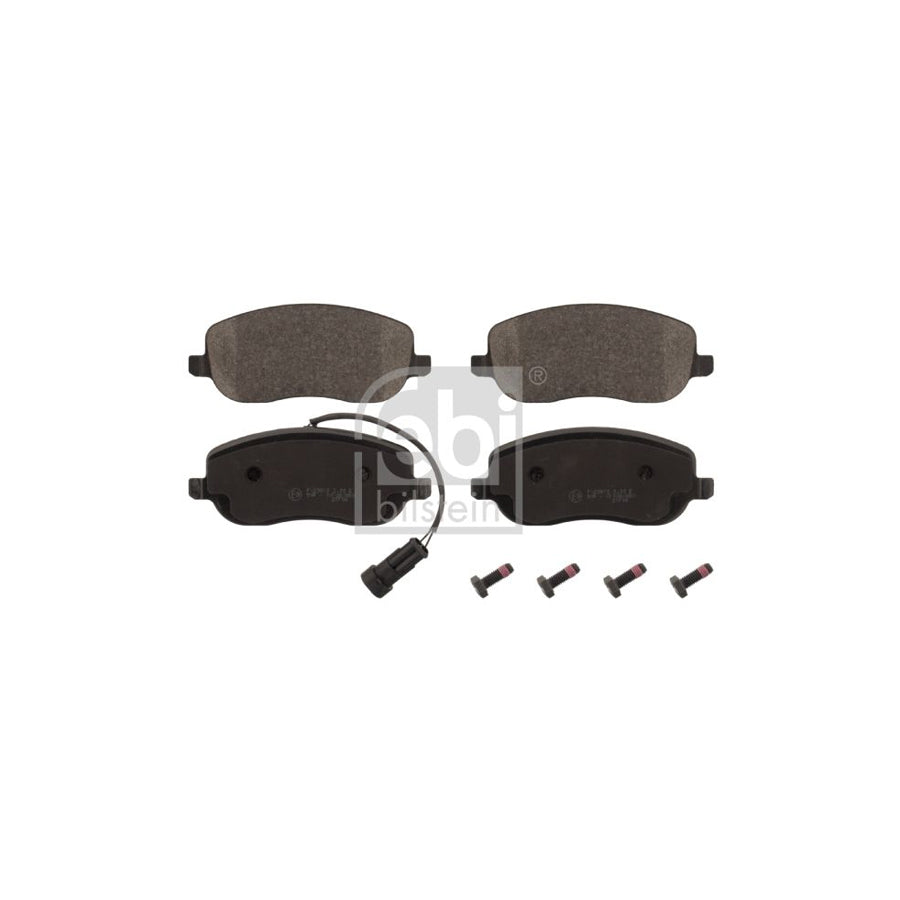 Febi Bilstein 16854 Brake Pad Set For Fiat Croma Front Axle Incl Wear Warning Contact With Bolts Screws