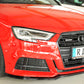 Rieger 00088162 Audi 8V Front Splitter (A3 & S3) - Glossy Black