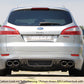 Rieger 00099111 Ford BA7 Mondeo Rear Diffuser for Twin Tailpipe Left & Right - Carbon-Look