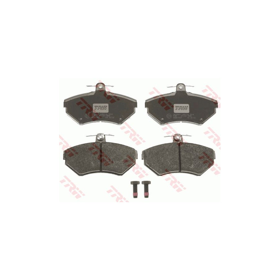 TRW Cotec Gdb1437 Brake Pad Set Not Prepared For Wear Indicator With Brake Caliper Screws With Accessories