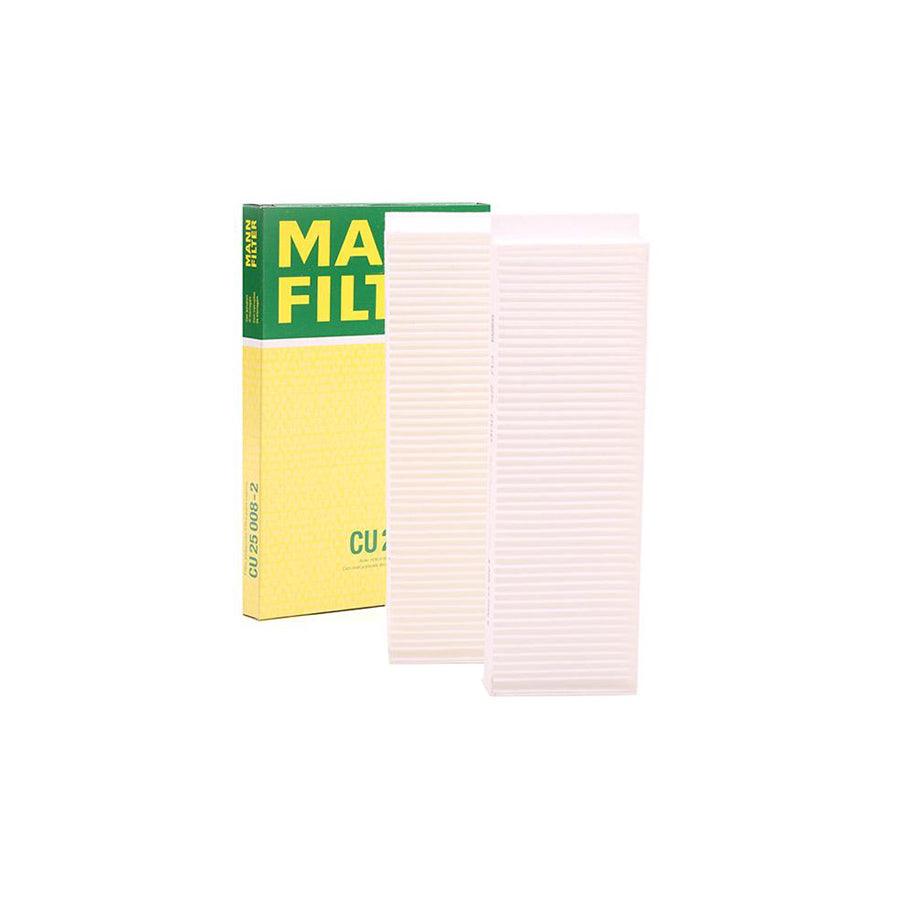 MANN-FILTER CU 25 008-2 Pollen filter for HYUNDAI i20 Particulate Filter