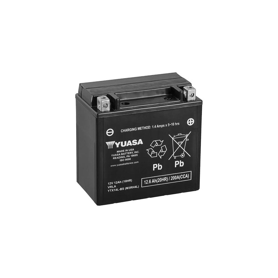 Yuasa YTX14L-BS 12v VRLA Motorbike Battery