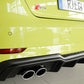 Rieger 00056821 Audi 8V S3 Rear Diffuser for Original Twin Tailpipe Left & Right -  Matte Black