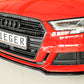 Rieger 00088162 Audi 8V Front Splitter (A3 & S3) - Glossy Black