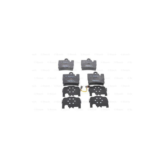 Bosch 0986424830 Brake Pad Set Suitable For Mercedes Benz S Class Incl Wear Warning Contact With Anti Squeak Plate BP968